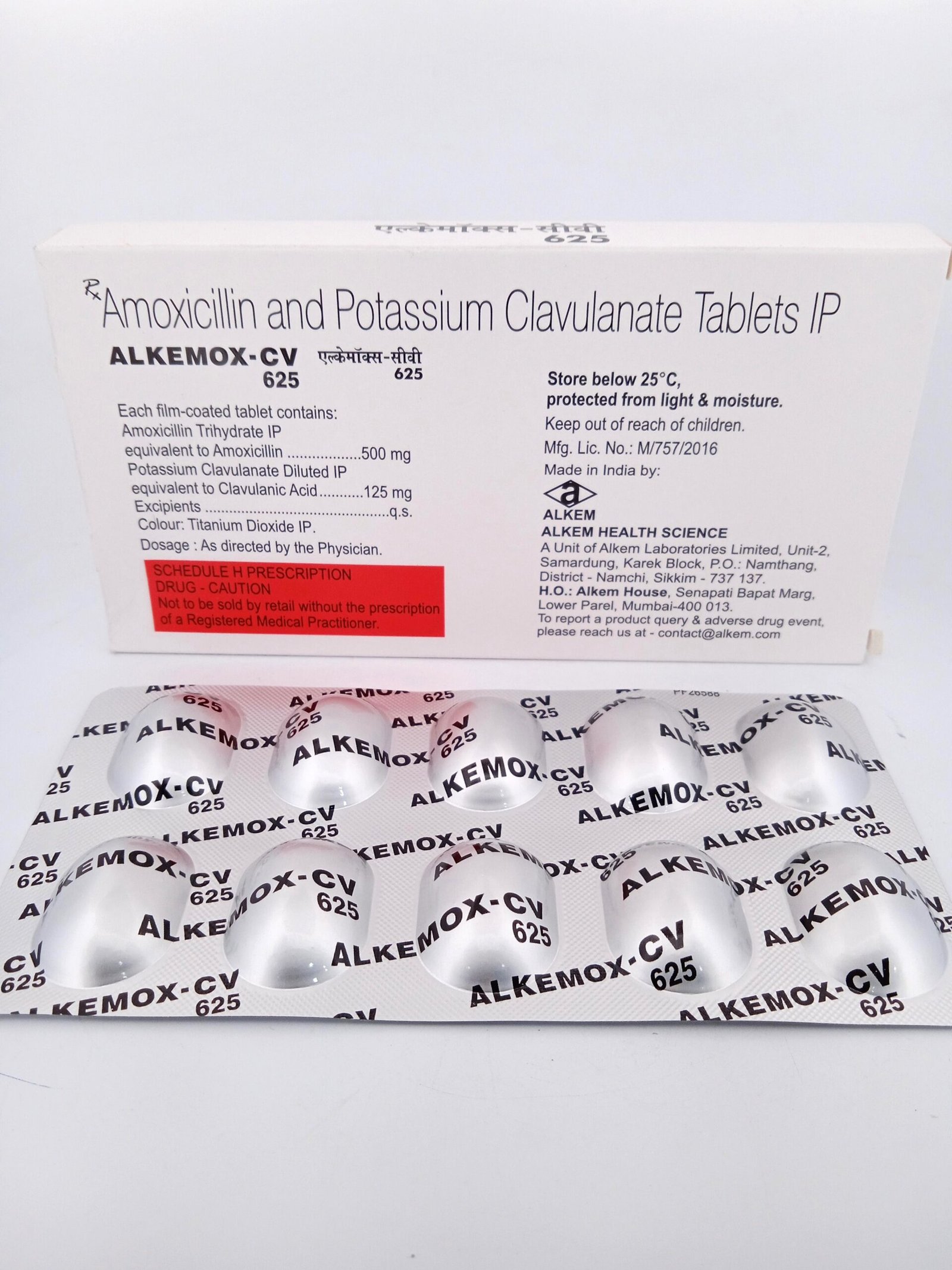 Alkemox CV 625mg Tablets (10 Tablets) - Image 4