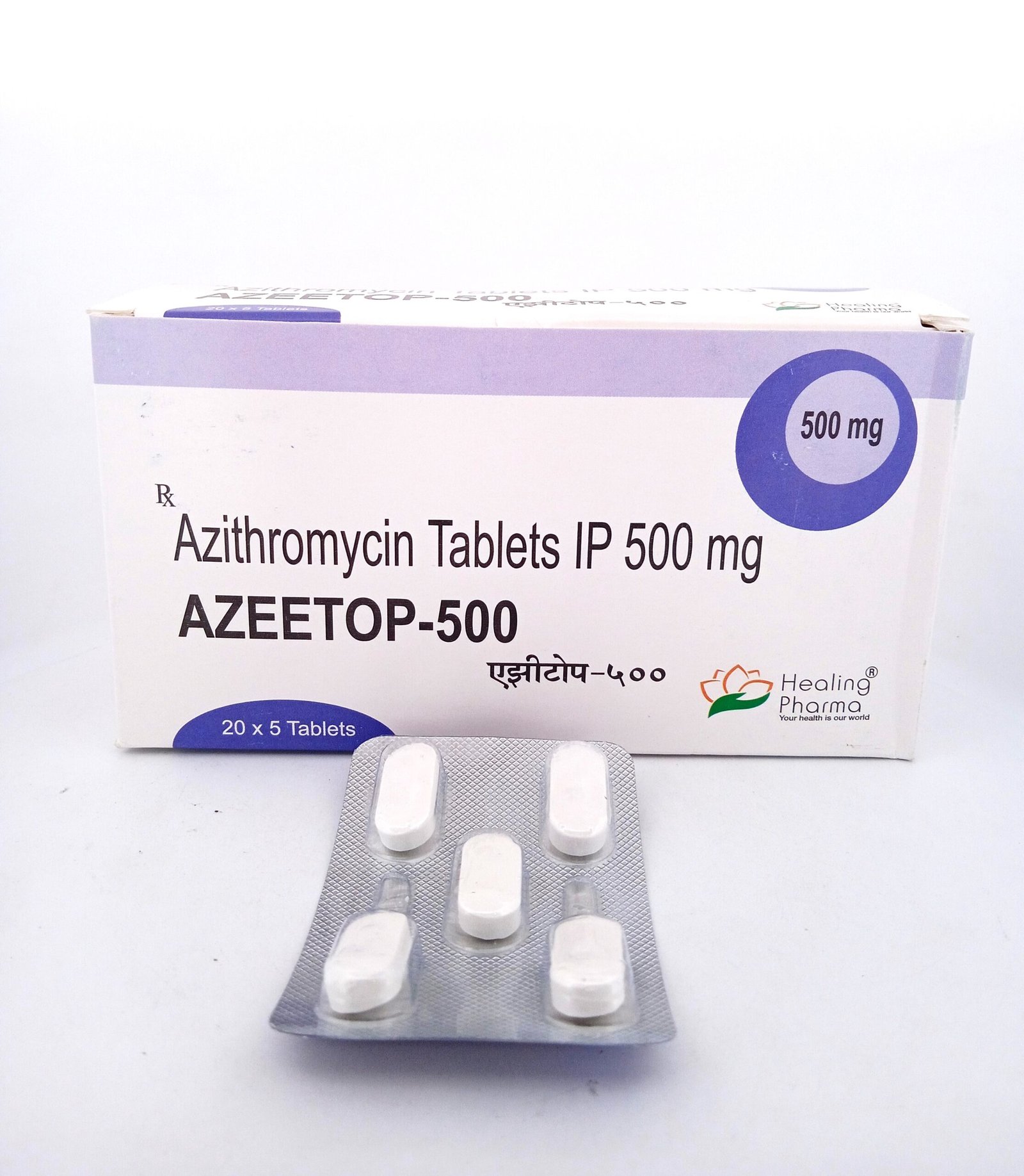 Azeetop 500 Mg Tablets (5 Tablets) - Image 2