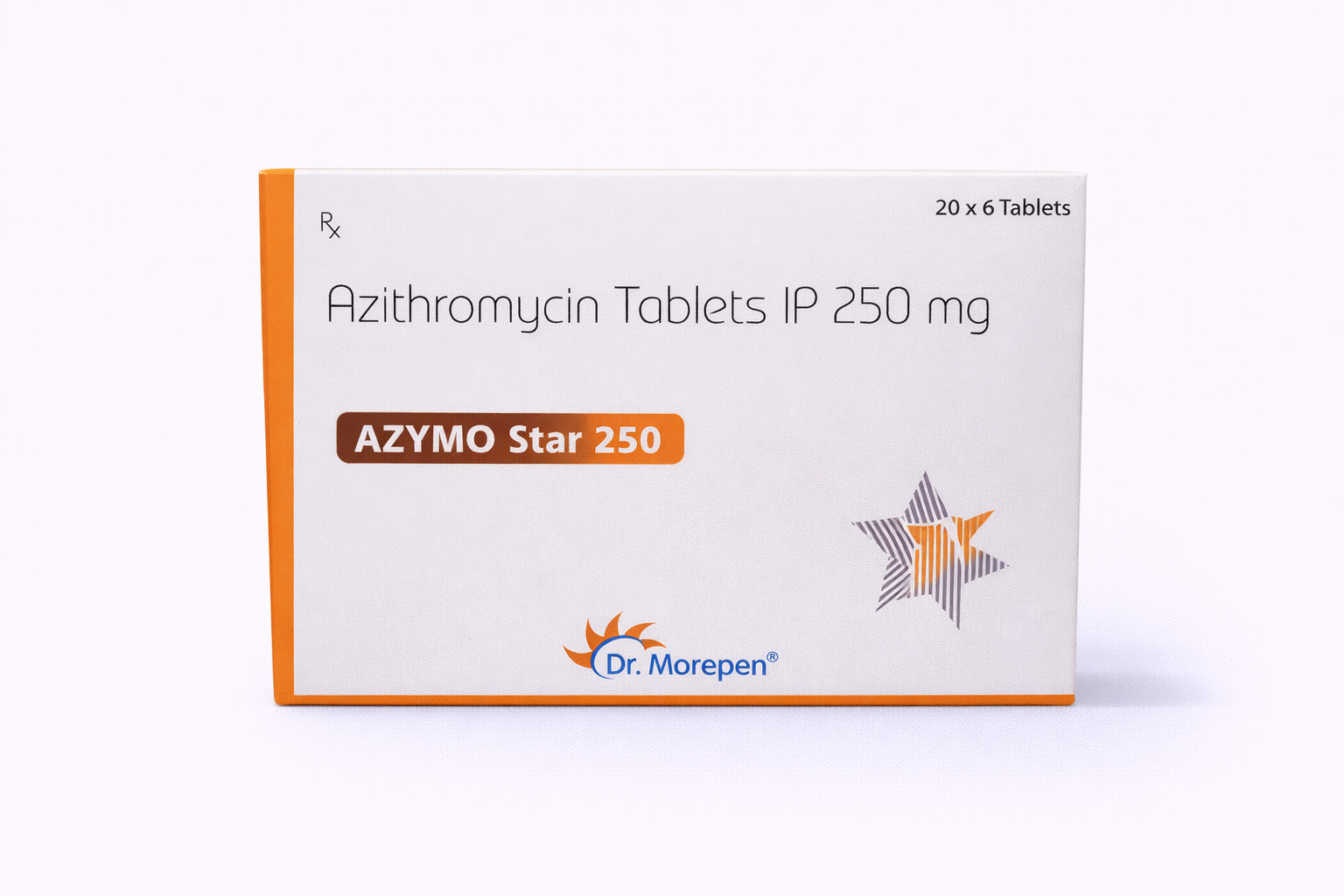 Azimo star 250mg Tablets (6 Tablets)