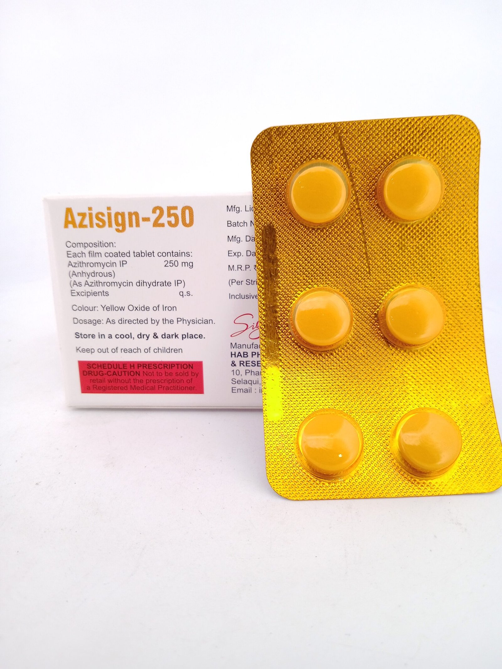 Azisign 250mg Tablets (6 Tablets) - Image 4