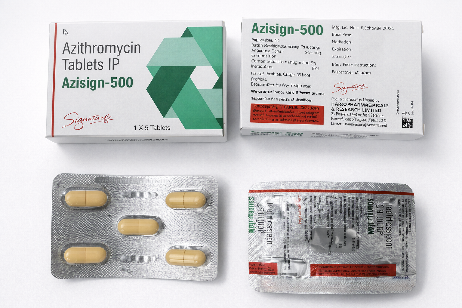 Azisign 500mg Tablets (6 Tablets) - Image 4