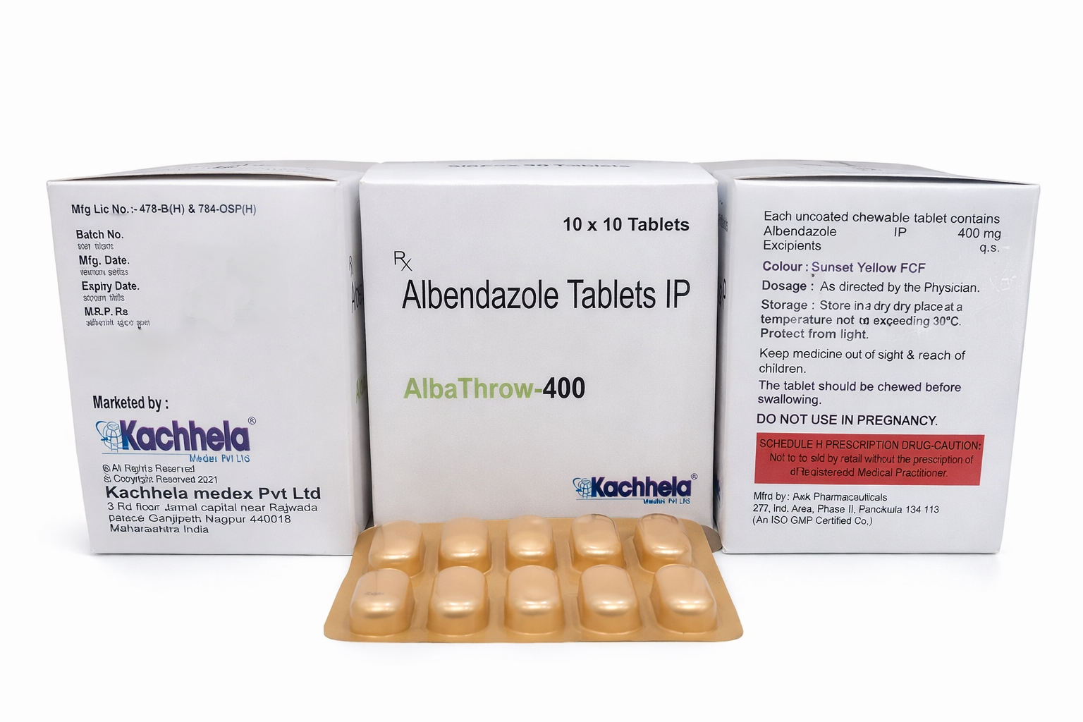 Alba Throw 400mg Tablets (10 Tablets) - Image 4