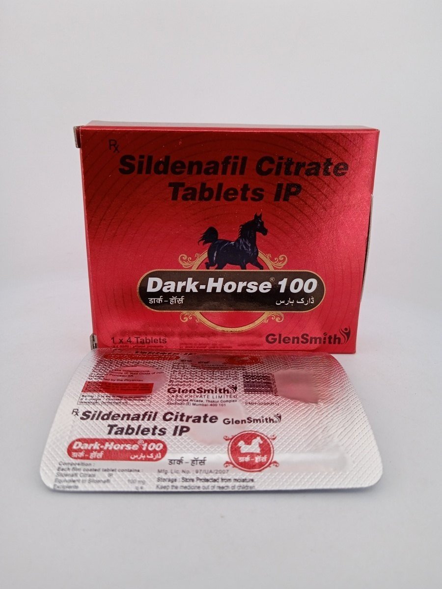 Dark Horse 100mg Tablets (4 Tablets) - Image 4