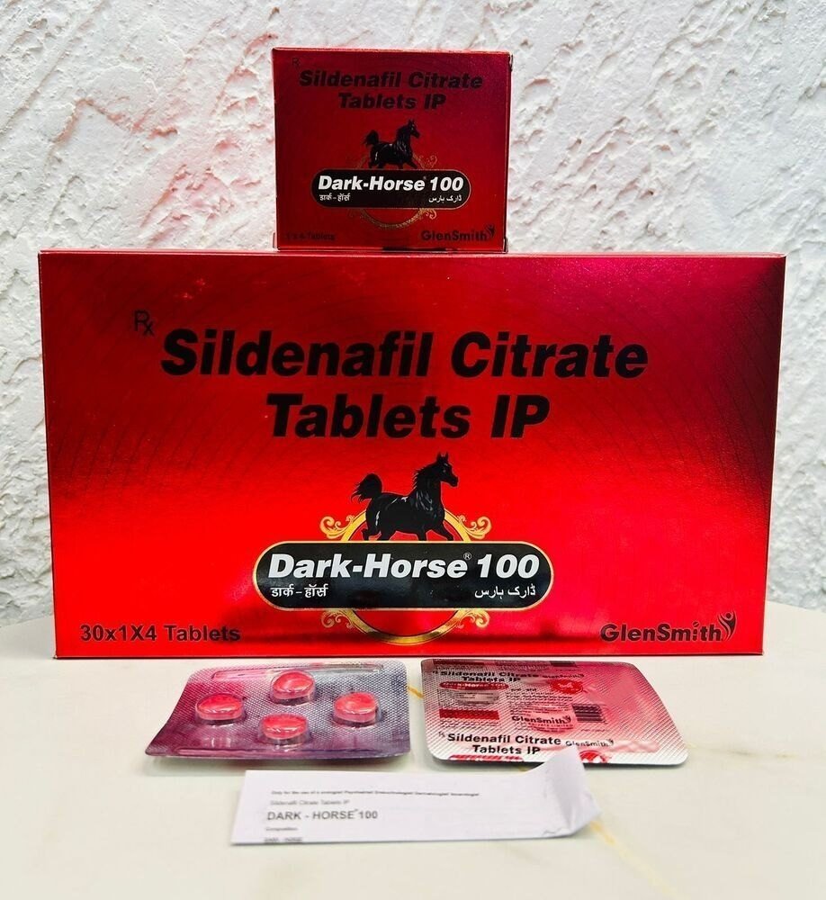 Dark Horse 100mg Tablets (4 Tablets) - Image 3