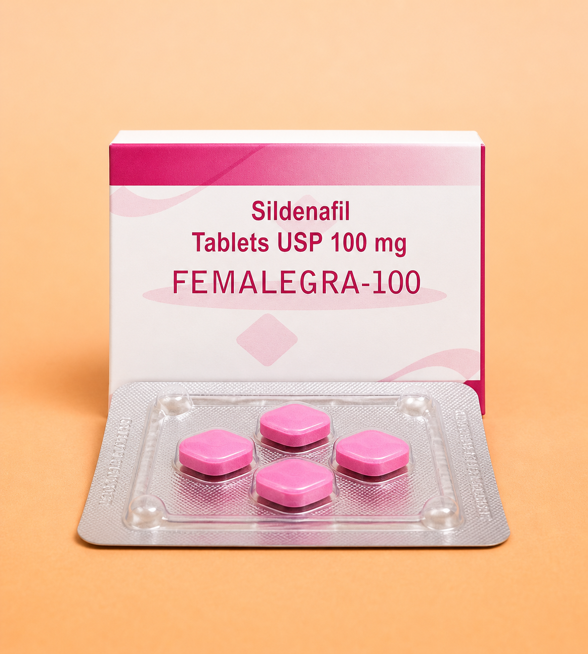Femalegra 100mg Tablets (4 Tablets)